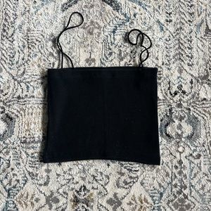 ZARA - Cropped Straight-Neck Tank